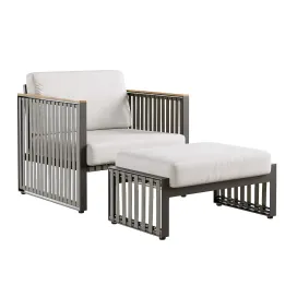 Outdoor garden wicker woven chair